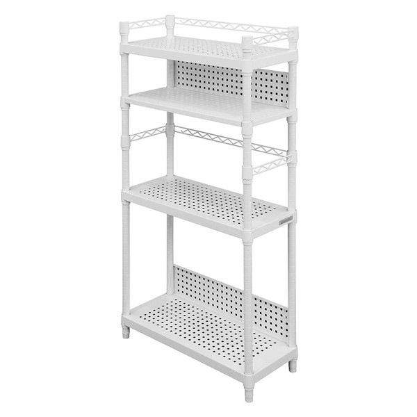 Bauhutte バウヒュッテ デスクサイドラック BHS-600SM-WH 【代引・日時指定・キャンセル不可・北海道沖縄離島配送不可】 -メーカー直送- ※メーカー在庫欠品中