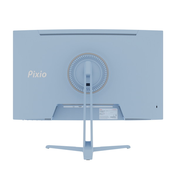 4522327824160 Pixio 湾曲ゲーミングモニター PXC248 Wave Pastel Blue