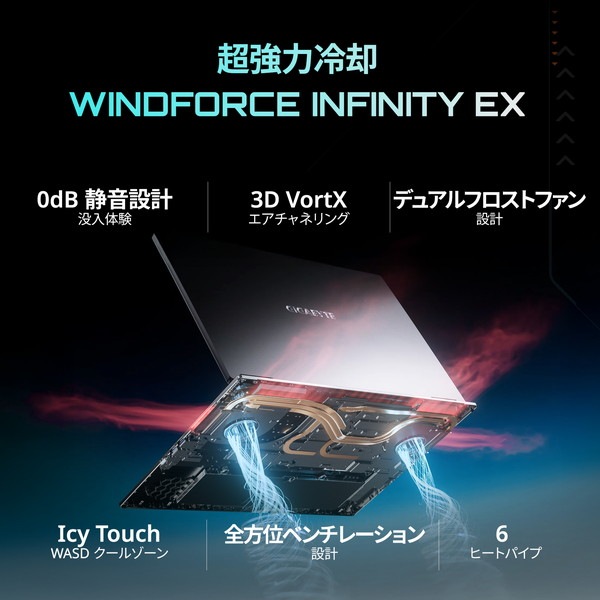 �����ߥ󥰥Ρ��ȥѥ����� GIGABYTE GAMING A18 PRO DYJG3JPBC4JH [�֥�å���������]��18�� / Windows 11 Home / Core 7 240H / ����32GB / SSD1TB / NVIDIA RTX 5080 / Ĺ���֥Хåƥ꡼12���֡�