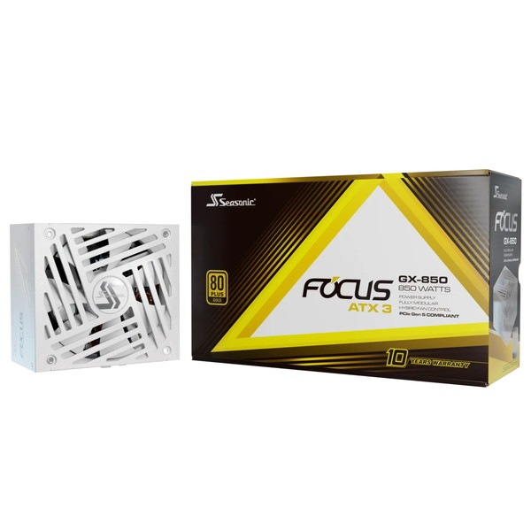 4711173878568 Seasonic PC電源 FOCUS GX-850 ATX3 (V4) - White SRP