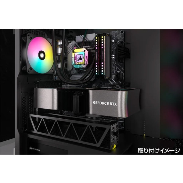 Corsair ���륻�� G/B�ѥ֥饱�å� GPU Anti-Sag Bracket, White CC-8900684�ڥ���󥻥��Բġ��̳�ƻ����Υ�������Բġ� -������-