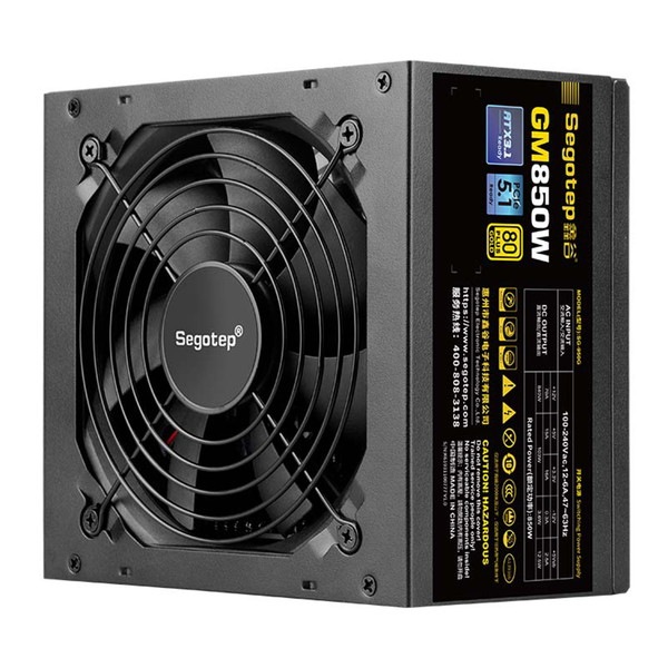 Segotep PCŸ GM850W ATX3.1+PCI-E 5.1 120mmե 80PLUS GOLDǧ ATX3.1/PCIe5.1 140mm ڥ󥻥Բġ̳ƻΥԲġ
