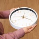 不二貿易 電波掛時計 アリオス Φ25 ホワイト EG6910BRCYP246 商品コード28191【代引・日時指定・キャンセル不可・北海道沖縄離島配送不可】 -お取リ寄せ-