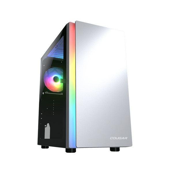 COUGAR PC������ CGR-5PC4W-RGB (Purity RGB White) �ߥ˥�� �ۥ磻�� �����ɥѥͥ붯�����饹 ����ץ�ǥ����� �б��ޥ����ܡ��� : Mini ITX / Micro ATX �ڥ���󥻥��Բġ��̳�ƻ����Υ�������Բġ�