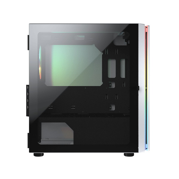 COUGAR PC������ CGR-5PC4W-RGB (Purity RGB White) �ߥ˥�� �ۥ磻�� �����ɥѥͥ붯�����饹 ����ץ�ǥ����� �б��ޥ����ܡ��� : Mini ITX / Micro ATX �ڥ���󥻥��Բġ��̳�ƻ����Υ�������Բġ�