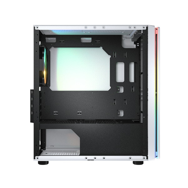 COUGAR PC������ CGR-5PC4W-RGB (Purity RGB White) �ߥ˥�� �ۥ磻�� �����ɥѥͥ붯�����饹 ����ץ�ǥ����� �б��ޥ����ܡ��� : Mini ITX / Micro ATX �ڥ���󥻥��Բġ��̳�ƻ����Υ�������Բġ�