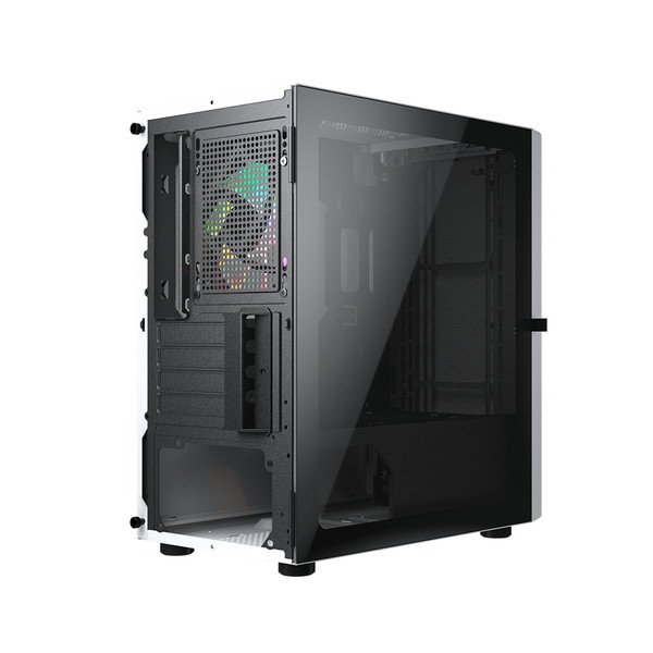 COUGAR PC������ CGR-5PC4W-RGB (Purity RGB White) �ߥ˥�� �ۥ磻�� �����ɥѥͥ붯�����饹 ����ץ�ǥ����� �б��ޥ����ܡ��� : Mini ITX / Micro ATX �ڥ���󥻥��Բġ��̳�ƻ����Υ�������Բġ�