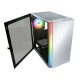 COUGAR PC������ CGR-5PC4W-RGB (Purity RGB White) �ߥ˥�� �ۥ磻�� �����ɥѥͥ붯�����饹 ����ץ�ǥ����� �б��ޥ����ܡ��� : Mini ITX / Micro ATX �ڥ���󥻥��Բġ��̳�ƻ����Υ�������Բġ�