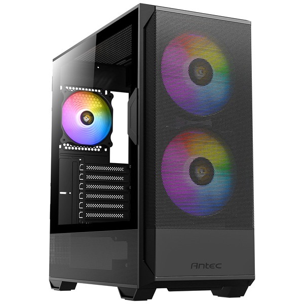 PCケース RGB冷却ファン搭載 0761345100021 ANTEC アンテック 160mm RGBファン2個搭載 ミドルタワー
