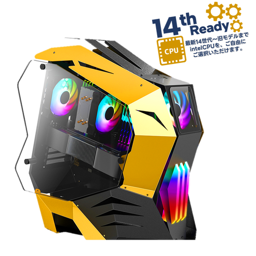 ڴ 14th(ܹ CPU:Corei5 14400F/:DDR5 32GB RGB/SSD:NVMe 1TB M.2/HDD:-/Ÿ:850W 80 PLUS GOLD/:RTX5070Ti 16GB) ߥPC Raizan-442131 BTOѥ