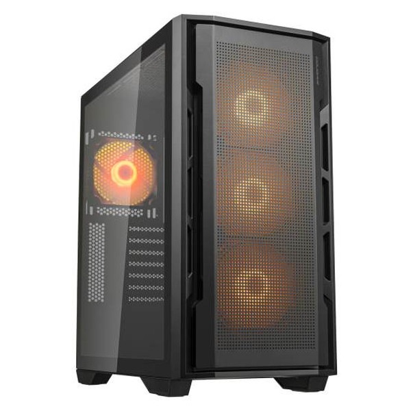 COUGAR PC������ CGR-5C78B-RGB (Uniface RGB) �ߥɥ륿������� �֥�å� 120mm ARGB �ե������ �ڥ���󥻥��Բġ��̳�ƻ����Υ�������Բġ�