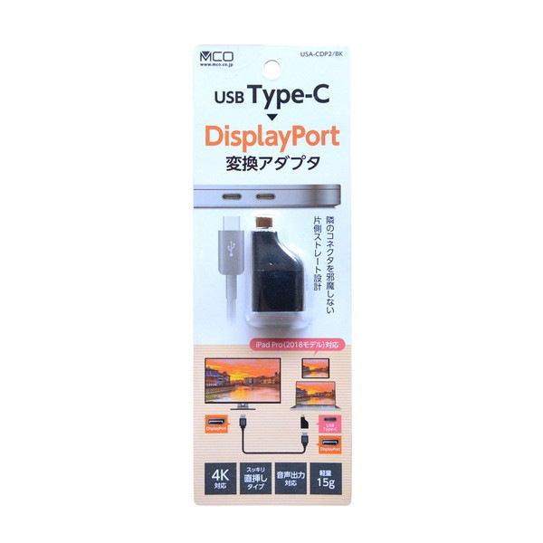 �ߥ襷 ���ݎʎߎ���Type-C�Ѵ������ގ̎ߎ� DisplayPort �̎ގ׎��� USA-CDP2/BK ������