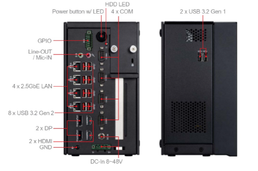 MSI MS-C910-SKU3 �����ѥե���쥹BOX PC����14����Intel�б���4���̽��ϡ�2.5GbE��4��PCIe x16��ܥ�ǥ� 936-C910-003 ��3ǯ�ݾڡ�-������-