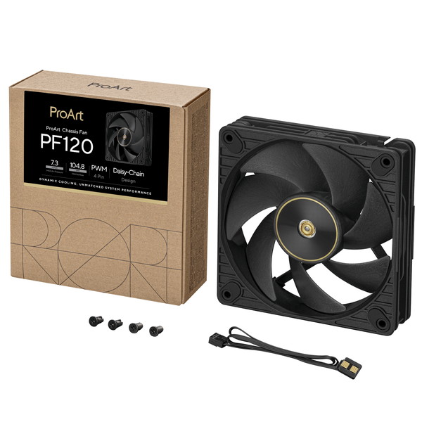 ASUS �������ե��� PROART PF120 FAN PWM BLACK ���� 28mm ����6�˥ե���⡼���� ProArt PF120�ե��� �֥�å� �ڥ���󥻥��Բġ��̳�ƻ����Υ�������Բġ�