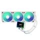 ASRock 水冷クーラー Challenger White 360 Digital ホワイト 簡易水冷クーラー 360デジタルオールインワン液体CPUクーラー 3インチスマートディスプレイ 360mmラジエーター 3相ポンプ ARGB LGA1851/1700 AM5/AM4対応 リアルタイム温度表示 Challengerシリーズ【キャンセル不可・北海道沖縄離島配送不可】 -お取り寄せ-