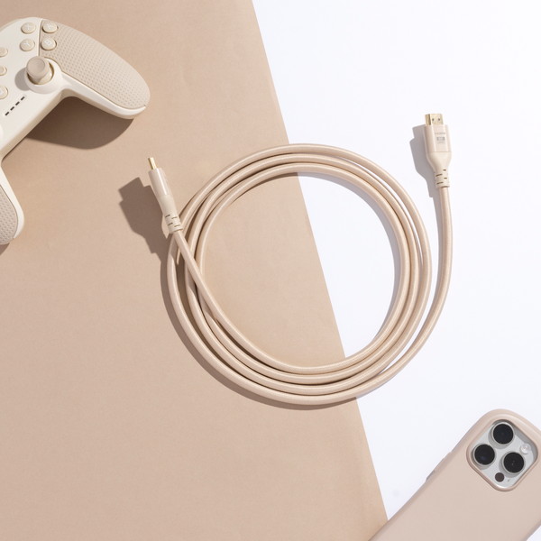 Pixio HDMI�����֥� PXH212B Beige Ĺ��2m HDMI2.1 HDR 8K�б� ����120Hz �١����� PXH212BBE-O �ڥ���󥻥��Բġ��̳�ƻ����Υ�������Բġ�