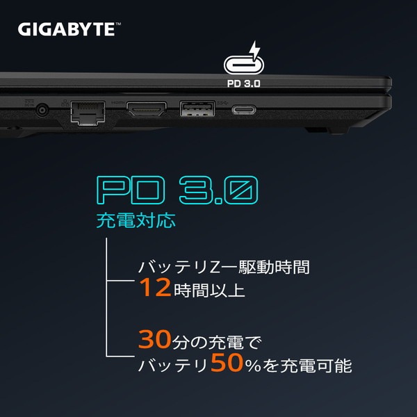 4719331770419 ゲーミングノートパソコン GIGABYTE GAMING A16