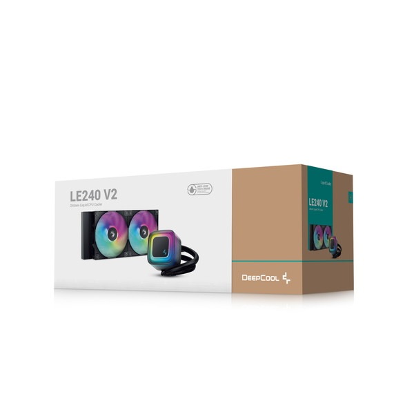 DeepCool ����CPU�����顼 LE240 V2 ��ϳ���ɻ� �Ų� LGA1851�б� ARGBȯ�� �֥�å� R-LE240-BKAMMC-G-2 �ڥ���󥻥��Բġ��̳�ƻ����Υ�������Բġ�