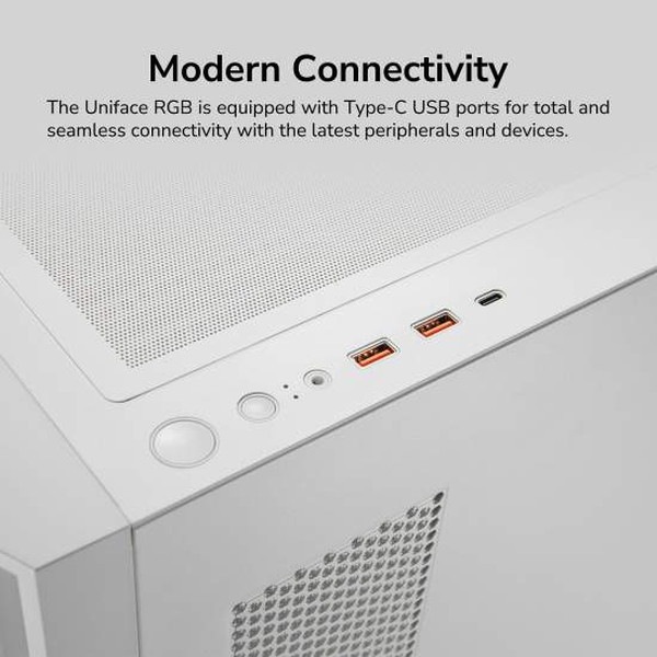 COUGAR PC������ CGR-5C78W-RGB (Uniface RGB White) �ߥɥ륿������� �ۥ磻�� 120mm ARGB �ե������ �ڥ���󥻥��Բġ��̳�ƻ����Υ�������Բġ�