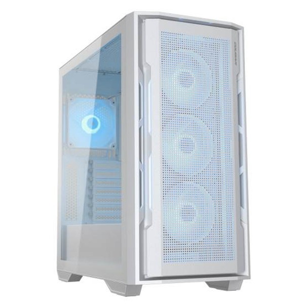 COUGAR PC������ CGR-5C78W-RGB (Uniface RGB White) �ߥɥ륿������� �ۥ磻�� 120mm ARGB �ե������ �ڥ���󥻥��Բġ��̳�ƻ����Υ�������Բġ�