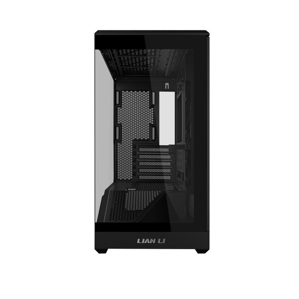 Lian Li PC������ ATX VECTOR V100 MINI Black ����ѥ��Ȥ��������� ���̤�¦�̤˶������饹�ѥͥ� �ڥ���󥻥��Բġ��̳�ƻ����Υ�������Բġ�