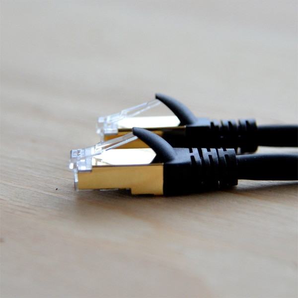 �ߥ襷 CAT.7LAN�����̎ގ� TPE �� 5m TWN-705BK ������