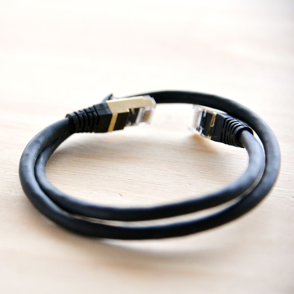 �ߥ襷 CAT.7LAN�����̎ގ� TPE �� 5m TWN-705BK ������