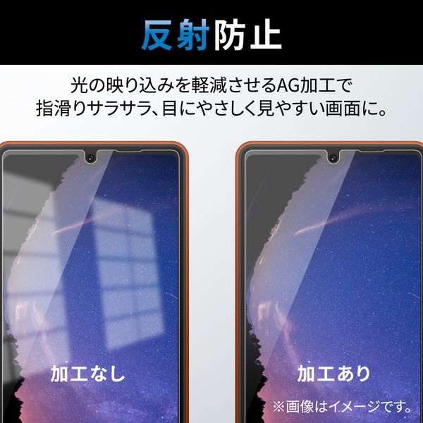 ELECOM エレコム PM-X223FLFフィルム Xperia Ace III ( SO-53C / SOG08 ) アンチグレア 反射防止 指紋防止 エアーレス【キャンセル不可・北海道沖縄離島配送不可】