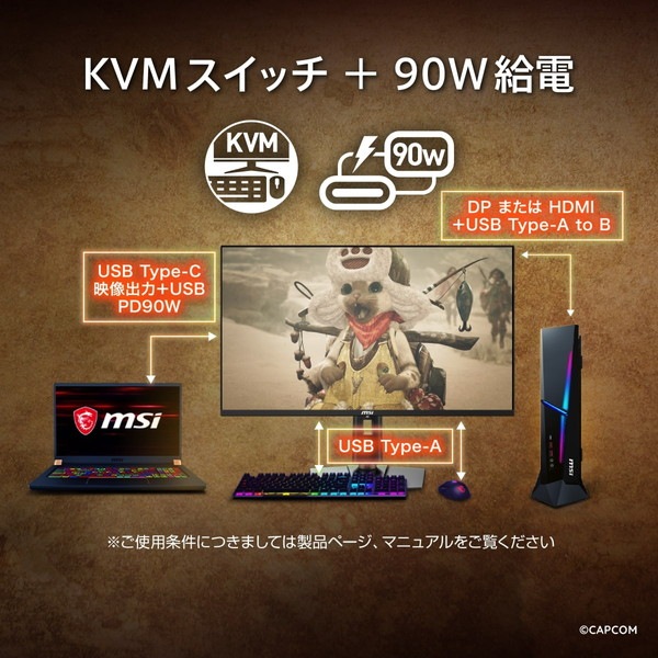 ��ե�å���졼��240Hz QD-OLED�ѥͥ���ܥ����ߥ󥰥�˥��� MSI MPG 321URX QD-OLED 31.5����� 4K UHD(3,840 �� 2,160) 240Hz 0.03ms(GTG) QD-OLED�ѥͥ� ���統��1,000 ������ե�å��� �ʥ��ȥӥ���� �ϡ��ɥ������֥롼�饤�ȥ��å� Adaptive-Sync AI�ӥ���� DisplayHDR True Black 400 Gaming Intelligence KVM�����å�