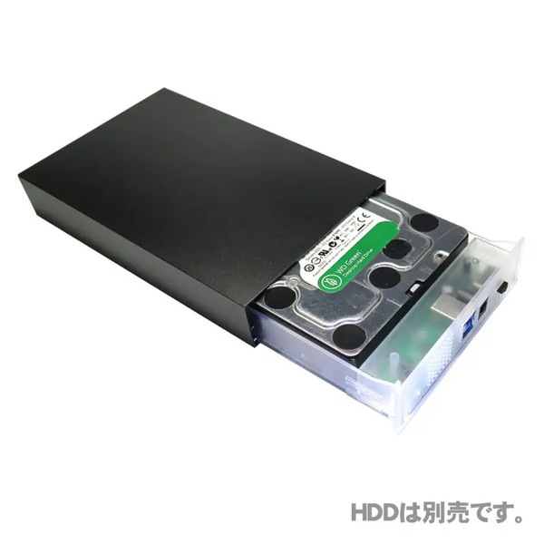 ������꡼ HDDCASE35-U31-BK USB3.1 3.5�����SATAHDD������ �ڥ���󥻥��Բġ��̳�ƻ����Υ�������Բġ� -������-