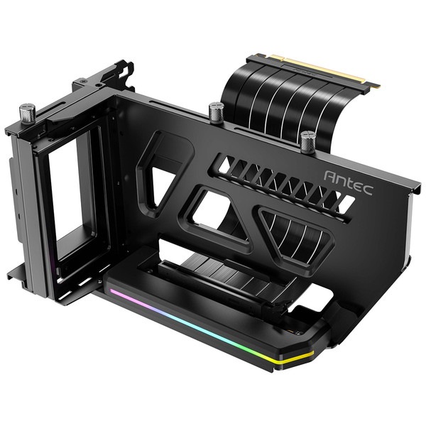 ANTEC GPU���֤��ޥ���+�饤���������֥� SHIFT PCIE5.0 ARGB �֥�å� PCIe 5.0��³ RTX5090 RX9070XT �б� �ڥ���󥻥��Բġ��̳�ƻ����Υ�������Բġ�