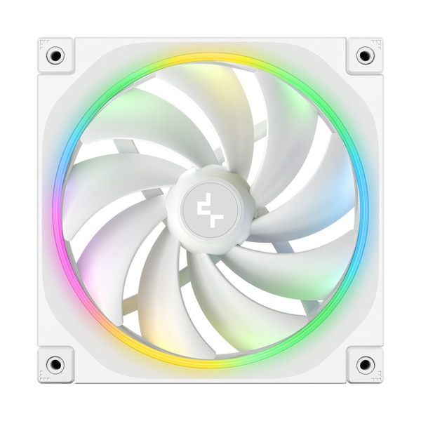 DEEPCOOL ケースファン R-FL14-WHAPN1-G (FL14 WH) 優れた冷却性能・静音性両立 高性能140mmファン独自ルミナス・ハローARGBイルミネーション 【キャンセル不可・北海道沖縄離島配送不可】