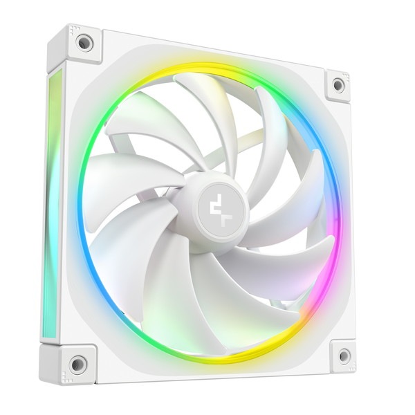 DEEPCOOL ケースファン R-FL14-WHAPN1-G (FL14 WH) 優れた冷却性能・静音性両立 高性能140mmファン独自ルミナス・ハローARGBイルミネーション 【キャンセル不可・北海道沖縄離島配送不可】