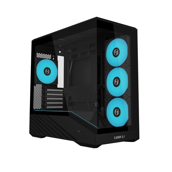 Lian Li PC������ ATX VECTOR V100R MINI Black ����ѥ��Ȥ��������� ARGB�ե���4��ɸ����ܺѤ� �ڥ���󥻥��Բġ��̳�ƻ����Υ�������Բġ�