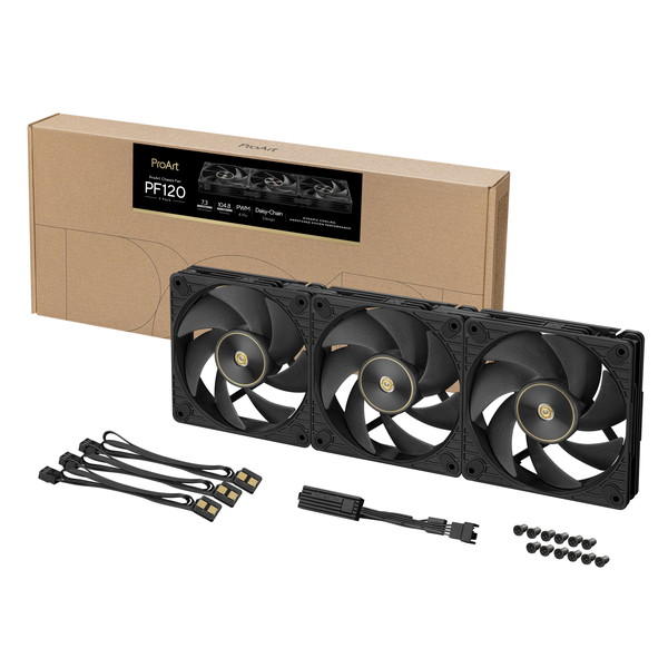 ASUS �������ե��� PROART PF120 FAN PWM BLACK 3IN1 3������ ���� 28mm ����6�˥ե���⡼���� ProArt PF120�ե��� �֥�å� �ڥ���󥻥��Բġ��̳�ƻ����Υ�������Բġ�
