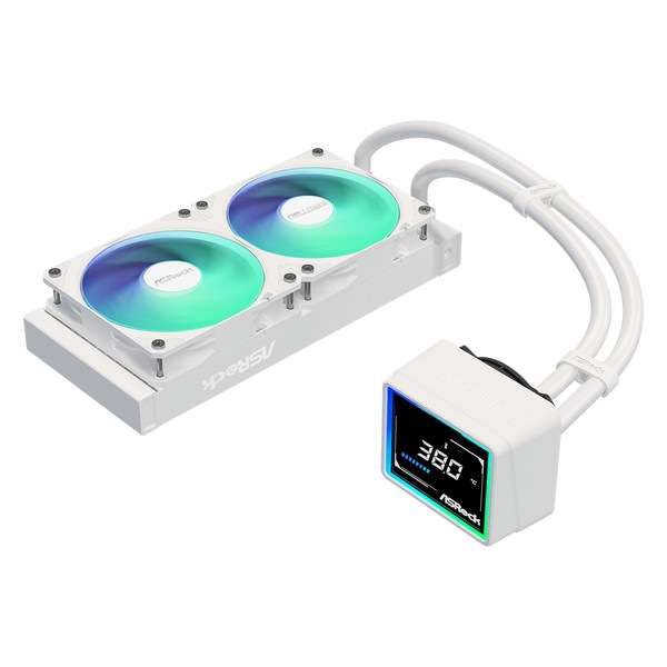 ASRock ���䥯���顼 Challenger White 240 Digital �ۥ磻�� 240mm�饸�������� �ǥ�����ǥ����ץ쥤��� ARGB�ե��� LGA1851/1700 AM5/AM4�б� ����ɽ���ǥ����ץ쥤 �ʰ׿���CPU�����顼 Challenger���꡼���ڥ���󥻥��Բġ��̳�ƻ����Υ�������Բġ� -������-