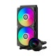 ��7��17��ȯ��� CPS ����CPU�����顼 DA240 V2 ARGB BK DA240-V2-ARGB-BK �֥�å� 240mm LGA1851�б� AM5�б� CPU�����顼 ���䥯���顼�ڥ���󥻥��Բġ��̳�ƻ����Υ�������Բġ� -������-