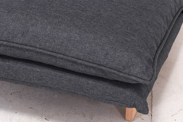 不二貿易 ダブルクッション座椅子 フィット2 1P DGY XY-CR-532 商品コード19205【代引・日時指定・キャンセル不可・北海道沖縄離島配送不可】 -お取リ寄せ-