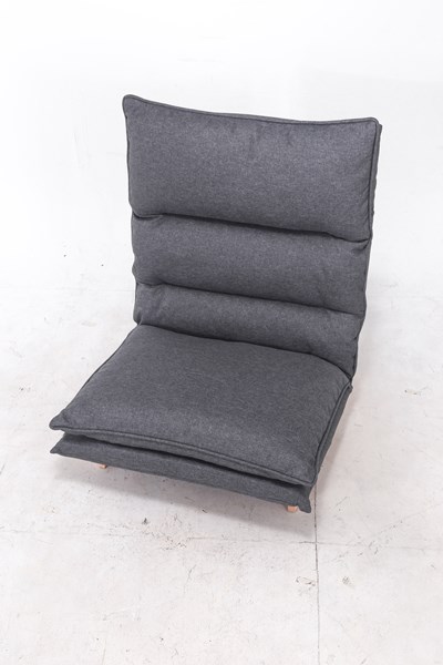 不二貿易 ダブルクッション座椅子 フィット2 1P DGY XY-CR-532 商品コード19205【代引・日時指定・キャンセル不可・北海道沖縄離島配送不可】 -お取リ寄せ-