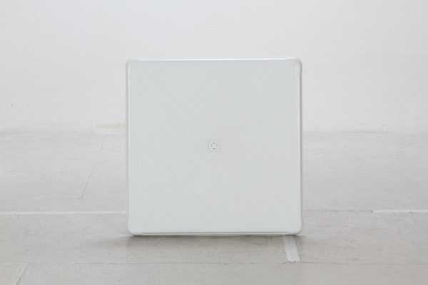 不二貿易 PC スクエアテーブル アンジェロ ホワイト(12283) DAITO 商品コード49919【代引・日時指定・キャンセル不可・北海道沖縄離島配送不可】 -お取リ寄せ-
