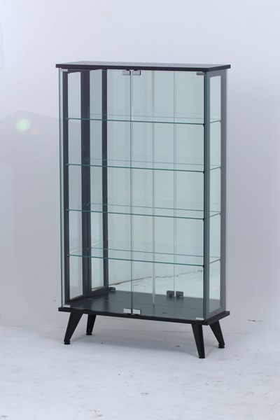 不二貿易 ガラスディスプレイラック BK TMG-G109 TMG-G109 商品コード98883【代引・日時指定・キャンセル不可・北海道沖縄離島配送不可】 -お取リ寄せ-