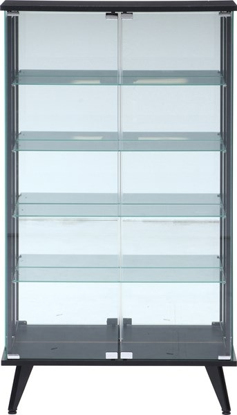 不二貿易 ガラスディスプレイラック BK TMG-G109 TMG-G109 商品コード98883【代引・日時指定・キャンセル不可・北海道沖縄離島配送不可】 -お取リ寄せ-