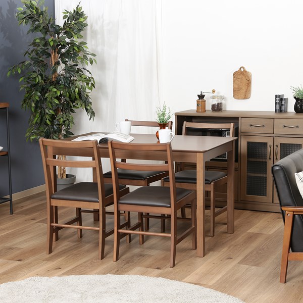 不二貿易 ダイニングチェア モルト BR 6256 商品コード98817【代引・日時指定・キャンセル不可・北海道沖縄離島配送不可】 -お取リ寄せ-