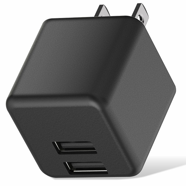 ELECOM ���쥳�� MPA-ACU11BK AC���Ŵ� ���ώΎ����̎ގڎ����� 2.4A���� USB-A�Ҏ�2�Ύߎ��� ���ޤ���������� �������̎޷� �̎ގ׎��� �ڥ���󥻥��Բġ��̳�ƻ����Υ�������Բġ�