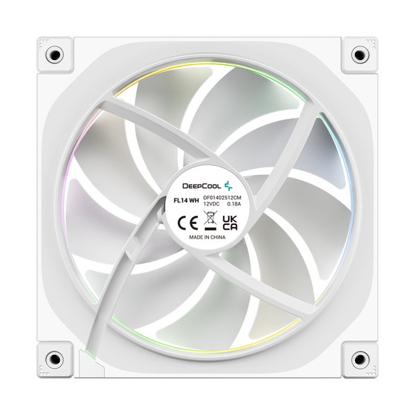 DEEPCOOL �������ե��� R-FL14-WHAPN3-G (FL14 WH 3IN1) ͥ�줿�����ǽ���Ų���ξΩ ����ǽ140mm�ե����ȼ���ߥʥ����ϥ���ARGB����ߥ͡������ �ڥ���󥻥��Բġ��̳�ƻ����Υ�������Բġ�