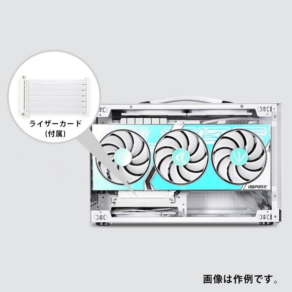 4573615590250 CPS PCケース K101MESHWH-RCSET Mini-ITX ライザー