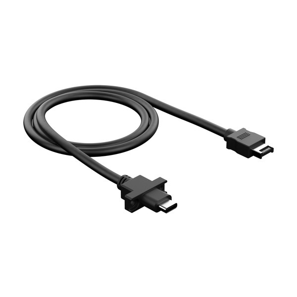Fractal Design Pop���꡼���ѥե����USB-C���ͥ��������֥� FD-A-USBC-001 �����֥���670mm Pop/Focus 2���꡼����PC���������б� USB 3.1 Gen 2 Type-C�ݡ��Ȥ����߲�ǽ �ڥ���󥻥��Բġ��̳�ƻ����Υ�������Բġ� -������-