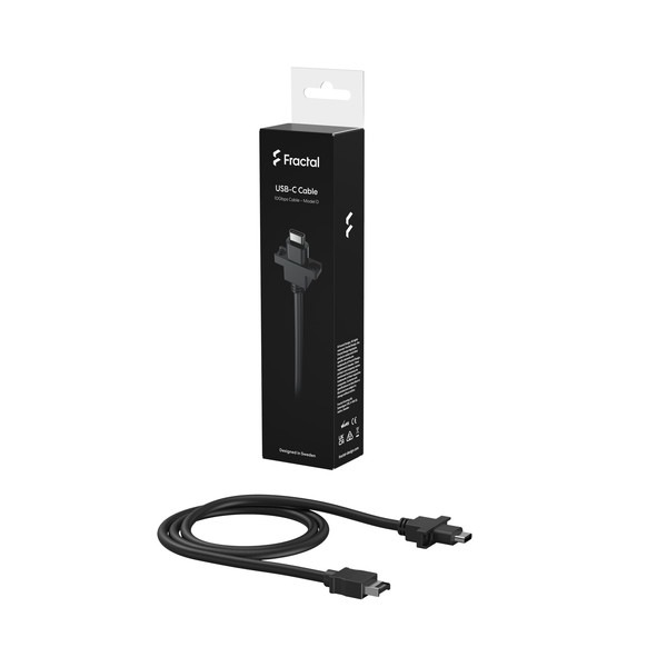 Fractal Design Pop���꡼���ѥե����USB-C���ͥ��������֥� FD-A-USBC-001 �����֥���670mm Pop/Focus 2���꡼����PC���������б� USB 3.1 Gen 2 Type-C�ݡ��Ȥ����߲�ǽ �ڥ���󥻥��Բġ��̳�ƻ����Υ�������Բġ� -������-