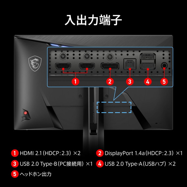 MSI �����ߥ󥰥�˥��� 4K 160Hz / �ե�HD 320Hz��ͳ���ڤ��ؤ��Ǥ��� �ǥ奢��⡼����� MAG 272URDF E16 27����� / 4K UHD (3,840��2,160) / 160Hz (�ե�HD�������320Hz)  / 0.5ms (GTG �Ǿ���) / RAPID IPS / �ǥ奢��⡼�� / ������ե�å��� / ������⡼�����֥顼 / �֥롼�饤�ȥ��å� / �ʥ��ȥӥ���� / Adaptive-Sync / AI�ӥ���� / Displa