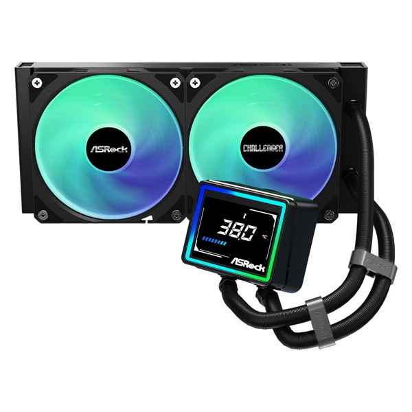ASRock ���䥯���顼 Challenger 240 Digital �ʰ׿���CPU�����顼 240mm�饸�������� �ǥ�����ǥ����ץ쥤��� LGA1851/1700 AM5/AM4�б� Challenger���꡼���ڥ���󥻥��Բġ��̳�ƻ����Υ�������Բġ� -������-
